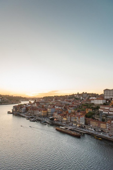 Coucher de soleil à Porto