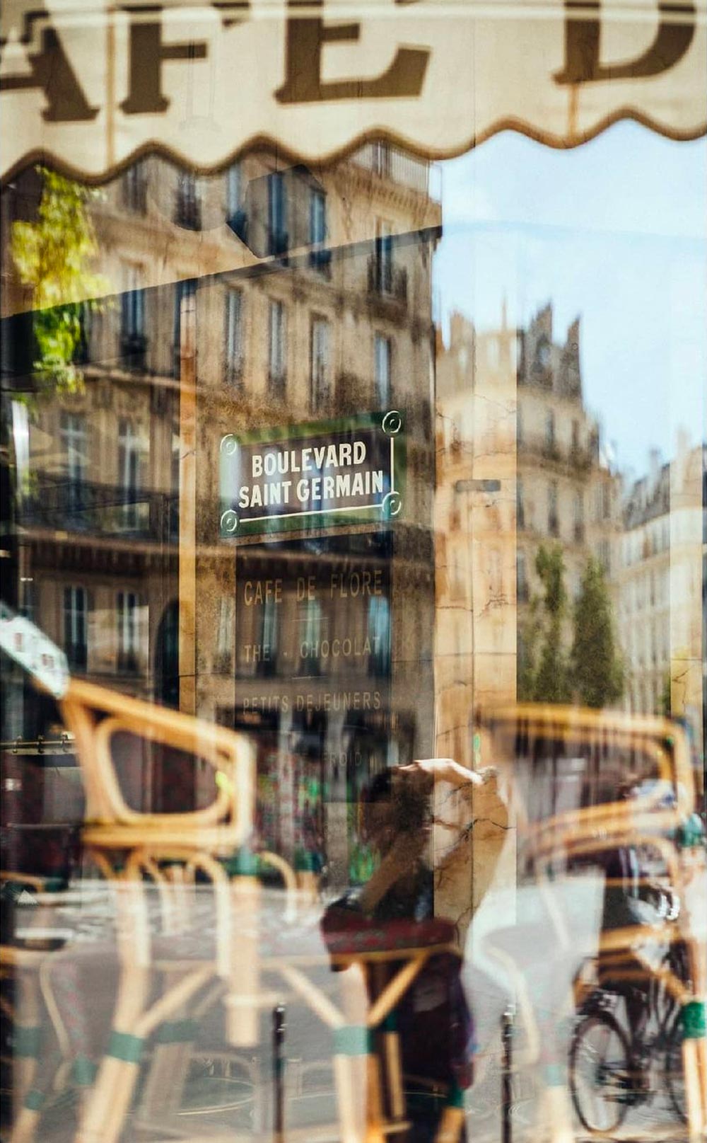 Reflections Cafe de Flore Boulevard Saint Germain Paris - VuTheara Kham